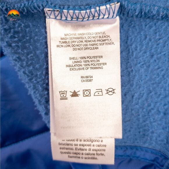 Columbia Quilted Vest Jacket Blue Fleece Packable Full Zip Plus Women's Size 2X - Picture 8 of 9